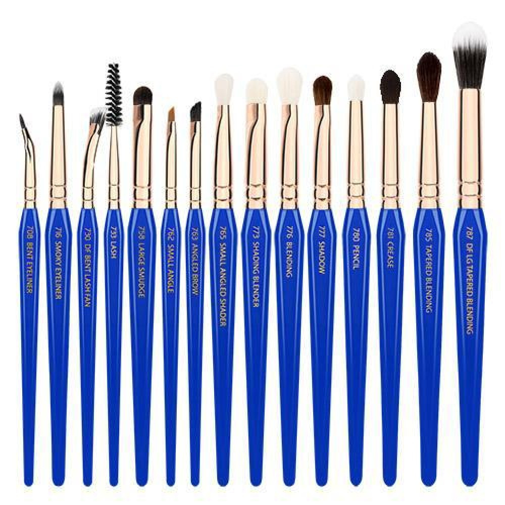 Bộ Cọ Trang Điểm Mắt 15 Cây BDELLIUM TOOLS Golden Triangle Eyes Only Complete GOLDENEYE
